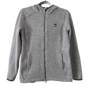 Zero Restriction Women's Full Zip Gray Hooded Jacket S Small